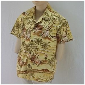 *BOYS* BISHOP ST, Button Up Tropical Shirt size Me